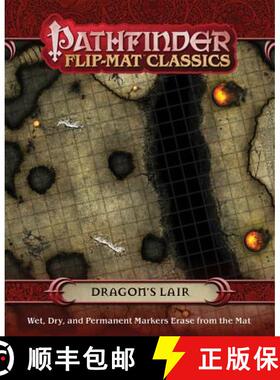 【3-4周达】Pathfinder Flip-Mat Classics: Dragon's Lair [9781640781429]