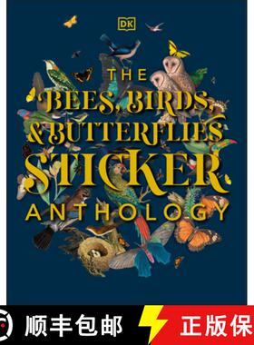 【3-4周达】The Bees, Birds & Butterflies Sticker Anthology: With More Than 1,000 Vintage Stickers [9780744050295]