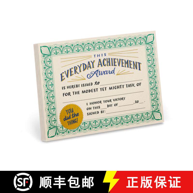 【3-4周达】Em & Friends Everyday Achievement Certificate Notepads (New Version) [9781642462883]