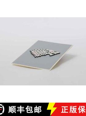 【3-4周达】Game of Thrones: House Stark Quilled Card [9781682983782]