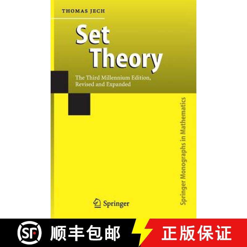 【3-4周达】Set Theory: The Third Millennium Edition, Revised and Expanded [9783642078996]