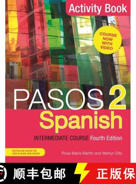 【3-4周达】Pasos 2 (Fourth Edition) Spanish Intermediate Course: Activity Book [9781473664050]