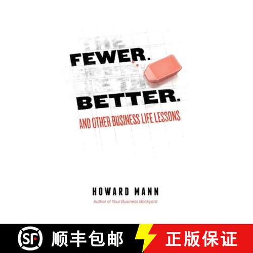 【3-4周达】Fewer. Better.: And Other Business Life Lessons. [9781737854210]