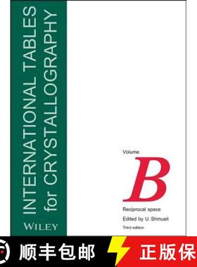 【3-4周达】International Tables For Crystallography, Volume B - Reciprocal Space 3E [Wiley化学化工] [9781119259336]