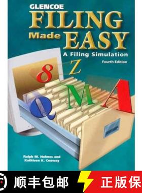 【3-4周达】Filing Made Easy: A Filing Simulation [With Storage Box, File Frame, Guides & Folders] [9780028138312]