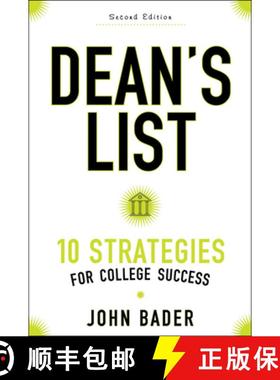 【3-4周达】Dean's List: Ten Strategies for College Success [9781421422374]