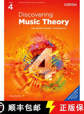 【3-4周达】Discovering Music Theory, The ABRSM Grade 4 Workbook (Theory workbooks (ABRSM)) [9781786013484]