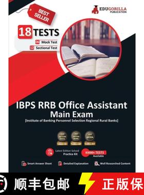 【3-4周达】IBPS RRB Office Assistant Main Book 2023 (English Edition) - 6 Full Length Mock Tests and ... [9789390239559]