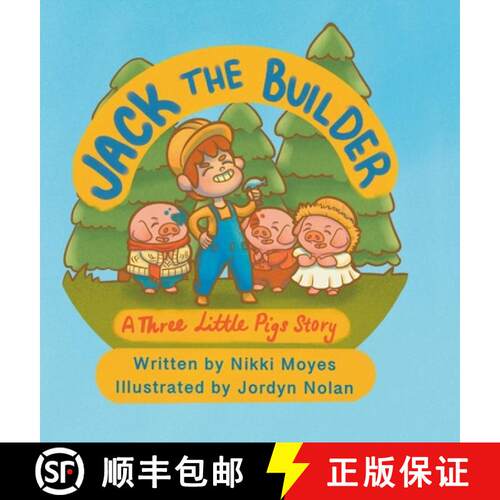 【3-4周达】精装 Jack the Builder: A Three Little Pigs Story [9780645972726]