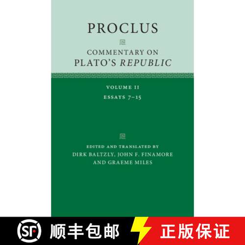 【3-4周达】精装 Proclus: Commentary on Plato's 'Republic' [9781107154711]