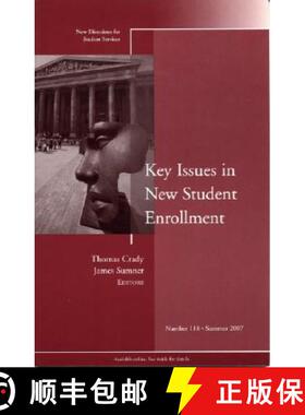 【3-4周达】Key Issues in New Student Enrollment: New Directions for Student Services, Number 118 [9780470226209]