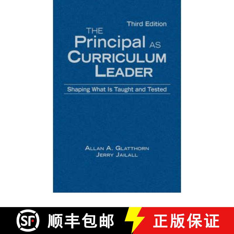 预订 The Principal as Curriculum Leader: Shaping What Is Taught and Tested (3) [9781412960342]
