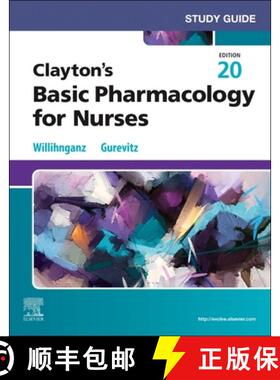 【3-4周达】Study Guide for Clayton's Basic Pharmacology for Nurses [9780443248887]