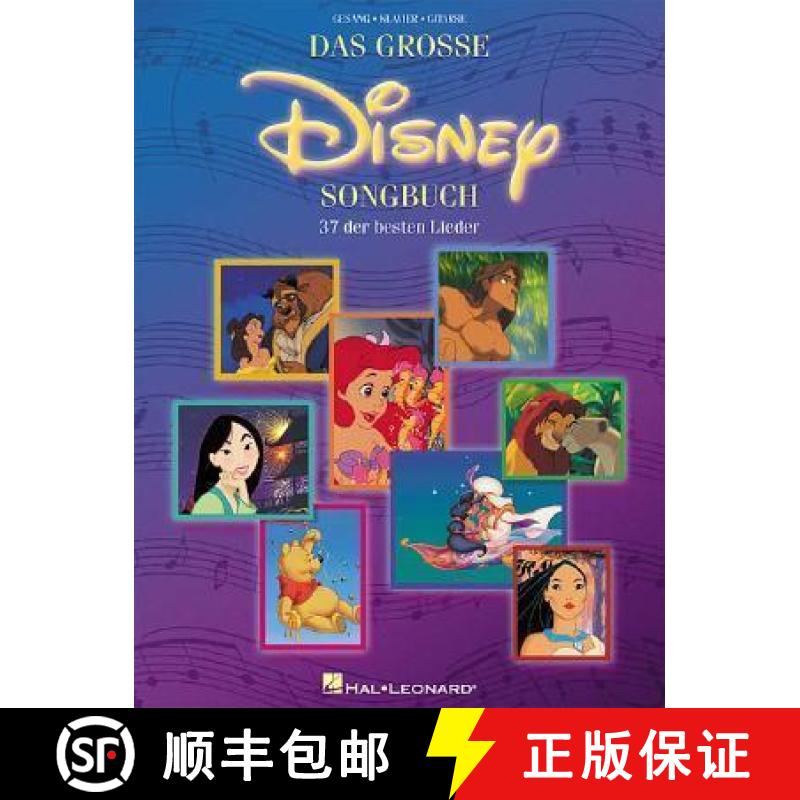 【3-4周达】Das Grosse Disney Songbuch [9780711988972]