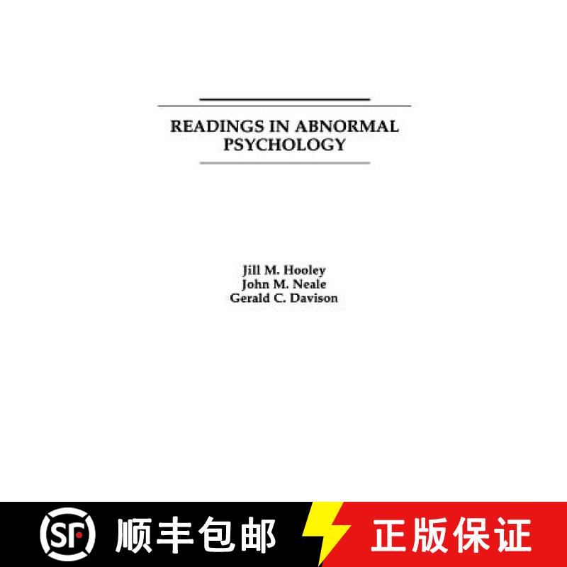 【3-4周达】Readings In Abnormal Psychology [Wiley心理学] [9780471631071]