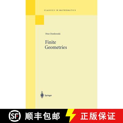 【3-4周达】Finite Geometries : Reprint of the 1968 Edition [9783540617860]