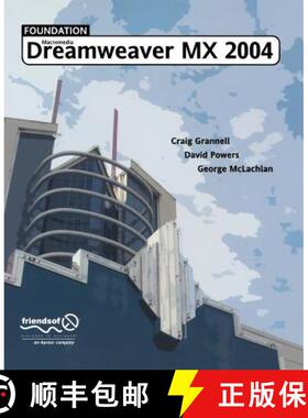 【3-4周达】Foundation Macromedia Dreamweaver MX 2004 (Softcover reprint of the original 1st ed.) [9781590593080]