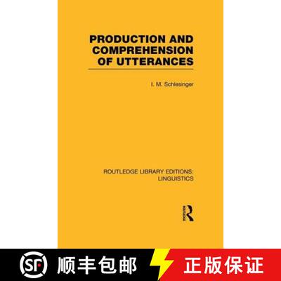 【3-4周达】Production and Comprehension of Utterances (RLE Linguistics B: Grammar) [9781138983861]