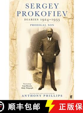 【3-4周达】Sergey Prokofiev Diaries 1924-1933 : Prodigal Son [9780571380909]