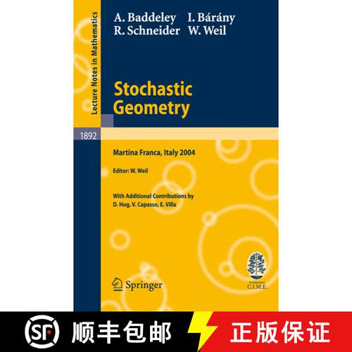 【3-4周达】Stochastic Geometry : Lectures given at the C.I.M.E. Summer School held in Martina Franca,... [9783540381747]