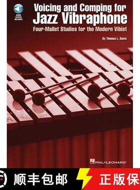 【3-4周达】Voicing and Comping for Jazz Vibraphone Book/Online Audio [9780793588541]