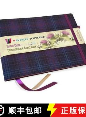 【3-4周达】Guest Book - Kinloch Anderson Thistle Tartan cloth: Waverley Scotland Genuine Tartan Commo... [9781849344920]
