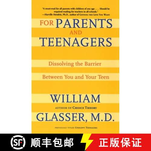 【3-4周达】For Parents and Teenagers: Dissolving the Barrier Between You and Your Teen (Quill) [9780060007997]