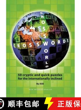 【3-4周达】Crossworld Crosswords: 50 Cryptic and Quick Puzzles for the Internationally Inclined [9781904456834]