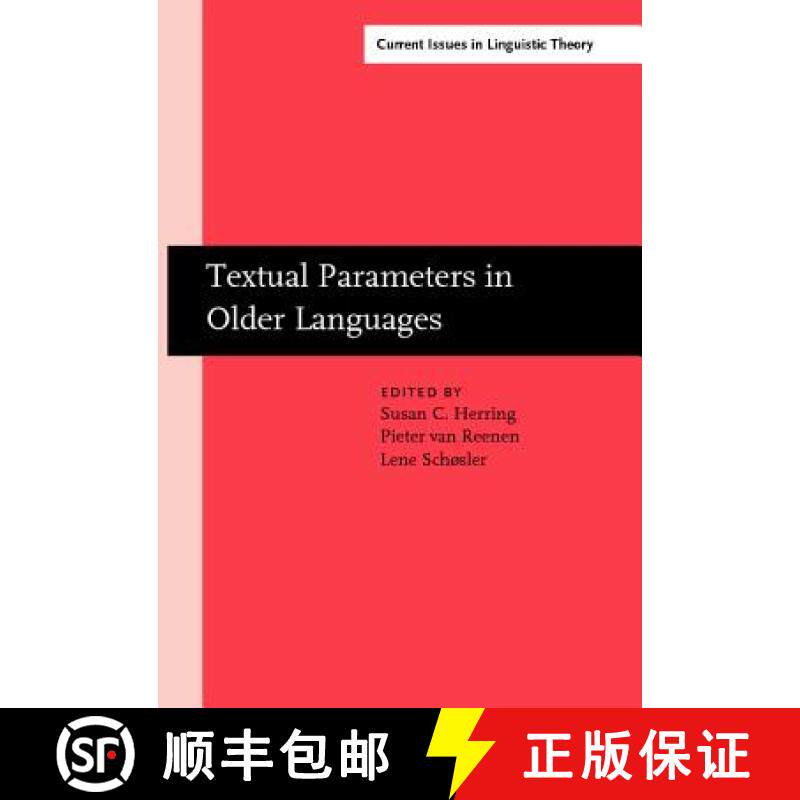 【2-3周达】Textual Parameters in Older Languages [9789027237026]