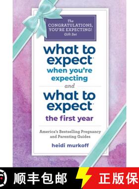 【3-4周达】What to Expect: The Congratulations, You're Expecting! Gift Set New: (Includes What to Exp... [9781523529667]