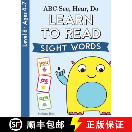 【3-4周达】ABC See, Hear, Do Level 6: Learn to Read Sight Words [9781733803502]
