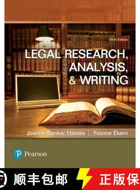 【3-4周达】Legal Research, Analysis, and Writing: Legal Resear Analys Writin _6 [9780134559841]