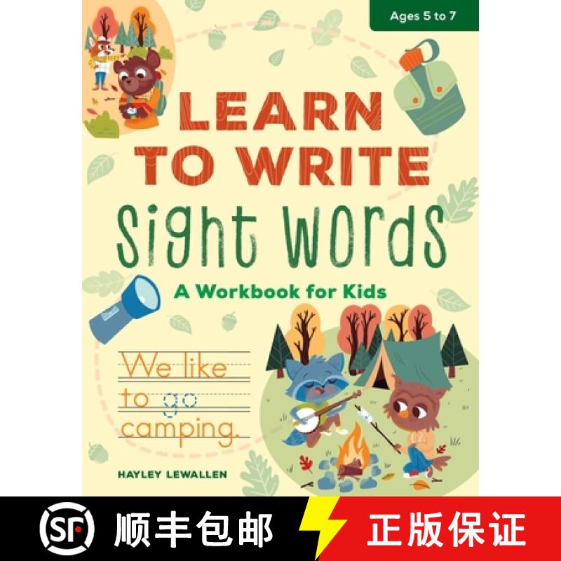 【3-4周达】Learn To Write Sight Words: A Workbook for Kids [9781646119240]