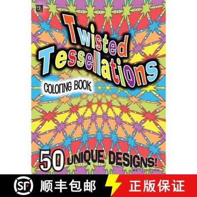 预订 Twisted Tessellations Coloring Book: 50 Unique Designs [9781938519116]