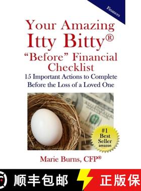 【3-4周达】Your Amazing  Itty Bitty BEFORE Financial Checklist: 15 Important Actions to Complete Befo... [9780999651926]