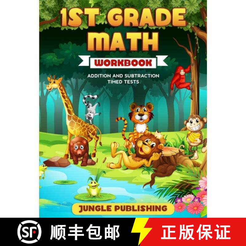 【3-4周达】1st Grade Math Workbook: Addition and Subtraction Practice Book Ages 6-7 Homeschooling Mat... [9781914329401]