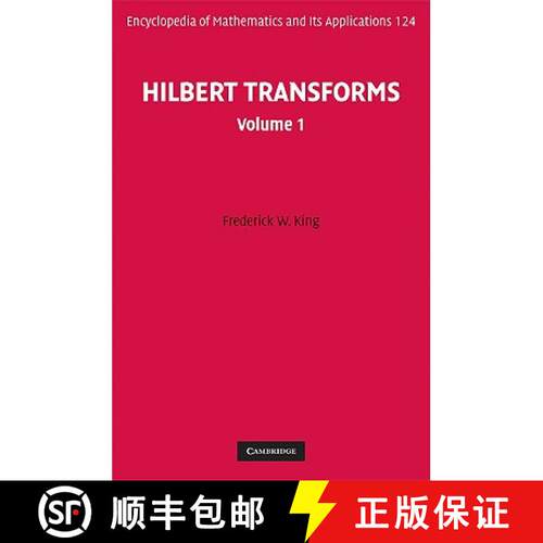 【3-4周达】精装 Hilbert Transforms: Volume 1 [9780521887625]