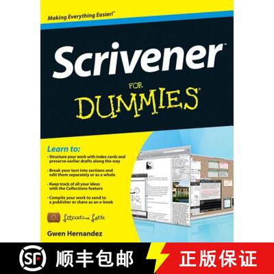 【3-4周达】Scrivener For Dummies [Wiley计算机] [9781118312476]
