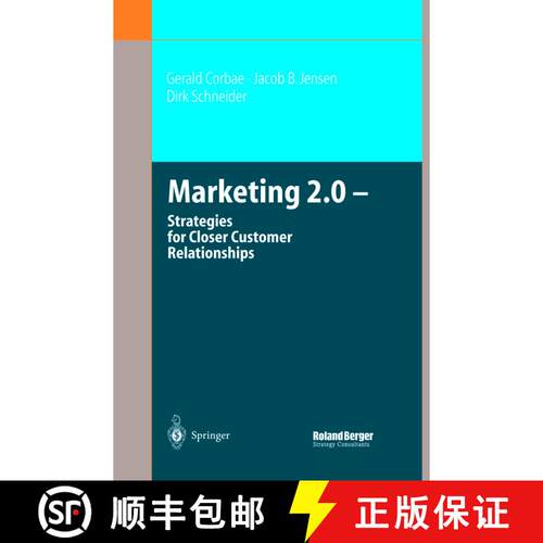 【3-4周达】精装 Marketing 2.0 : Strategies for Closer Customer Relationships [9783540002857]