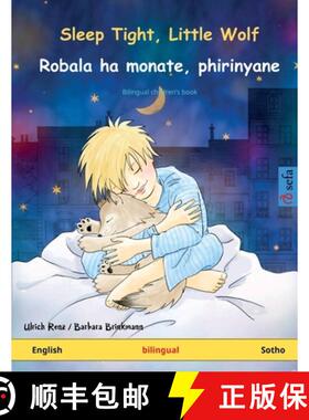 预订 Sleep Tight, Little Wolf - Robala ha monate, phirinyane (English - Sotho): Bilingual children's ... [9783739913513]