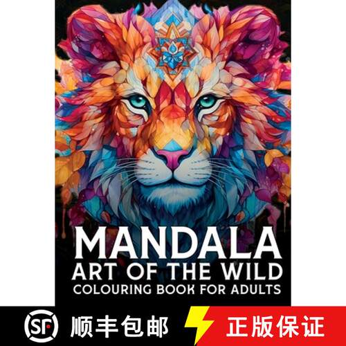 【3-4周达】Mandala Art Of The Wild Colouring Book [9781068761812]