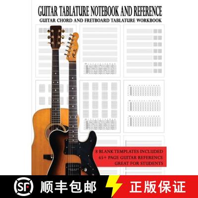 【3-4周达】Guitar Tablature Notebook and Reference: Guitar Chord and Fretboard Tablature Workbook [9781990144028]