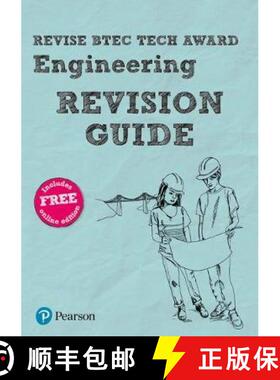 【3-4周达】Pearson REVISE BTEC Tech Award Engineering Revision Guide inc online edition - 2023 and 20... [9781292272726]