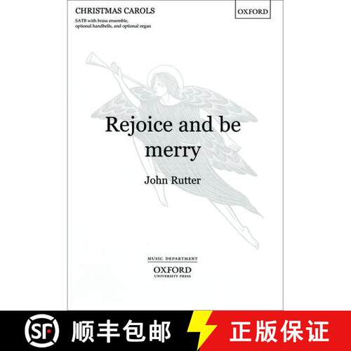 【3-4周达】Rejoice and be merry: Vocal score (Vocal score) [9780193468320]
