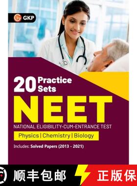 【3-4周达】NEET 2022 - 20 Practice Sets (Includes Solved Papers 2013-2021) [9789391061722]