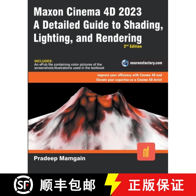 【2-3周达】Maxon Cinema 4D 2023: A Detailed Guide to Shading, Lighting, and Rendering [9798215522516]