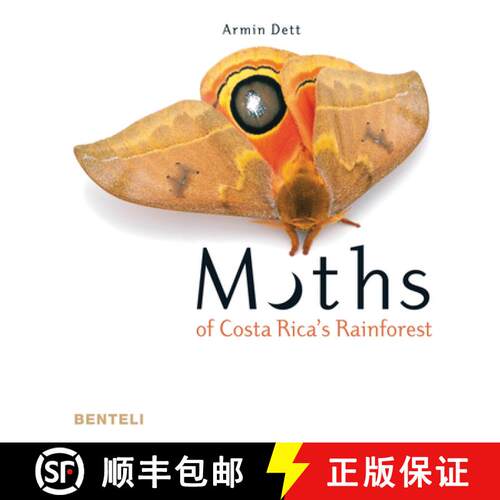 【3-4周达】精装 Moths of Costa Rica's Rainforest [9783716518403]