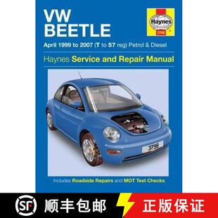 【3-4周达】VW Beetle Petrol & Diesel (Apr 99 - 07) Haynes Repair Manual [9780857336545]