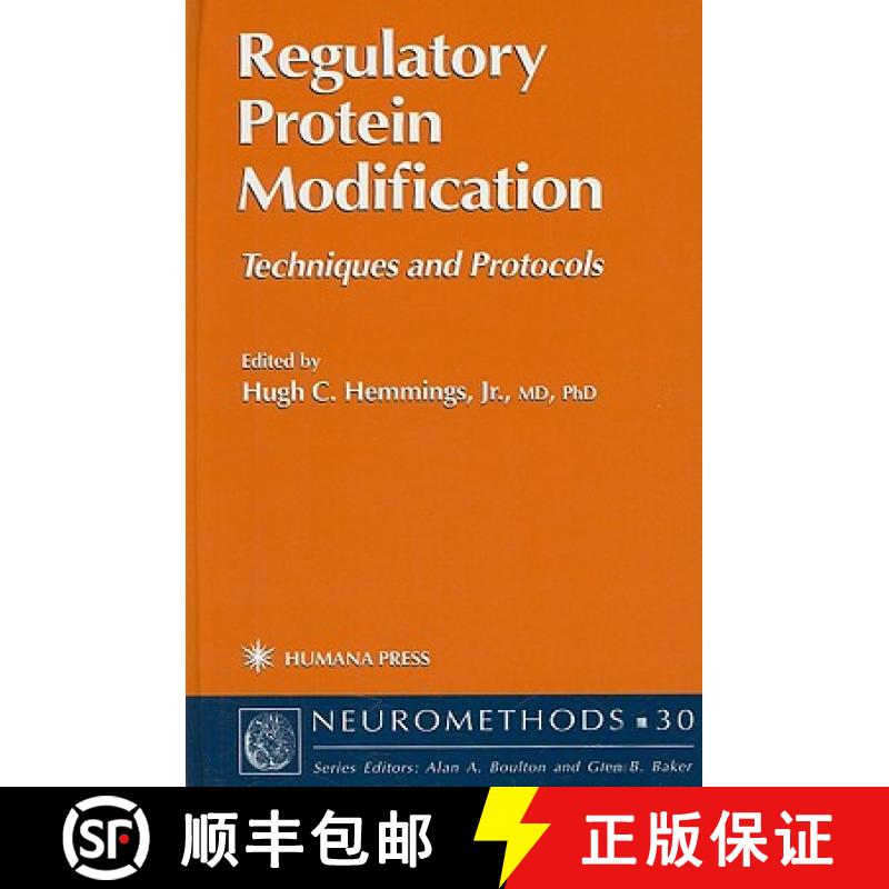 【3-4周达】Regulatory Protein Modification : Techniques and Protocols [9780896034150]