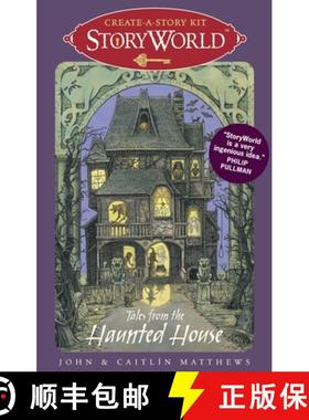 【3-4周达】Storyworld Create-A-Story Kit: Tales from the Haunted House [With 28 Cards] [9780763655686]